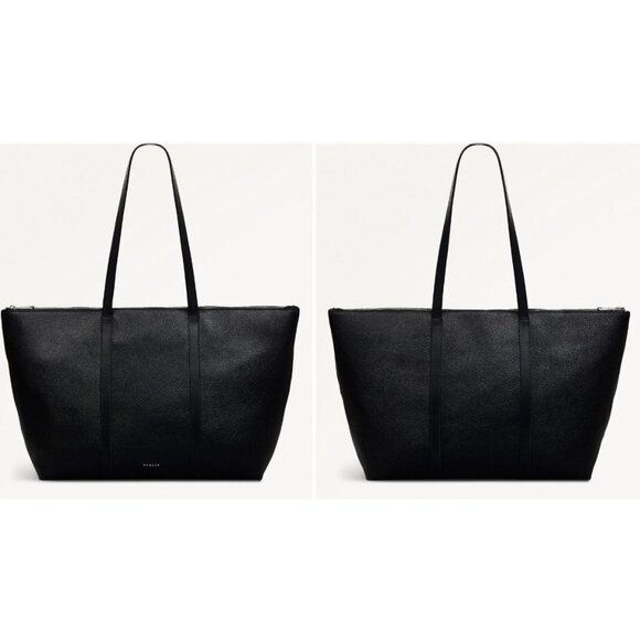 RADLEY London Lynton pebbled leather women's large zip top tote bag - BLACK - Picture 15 of 15